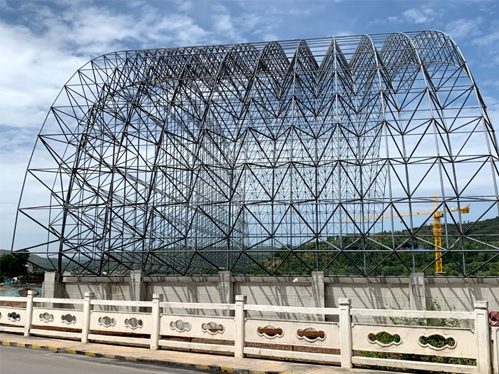 揭阳山寨矿储煤棚网架